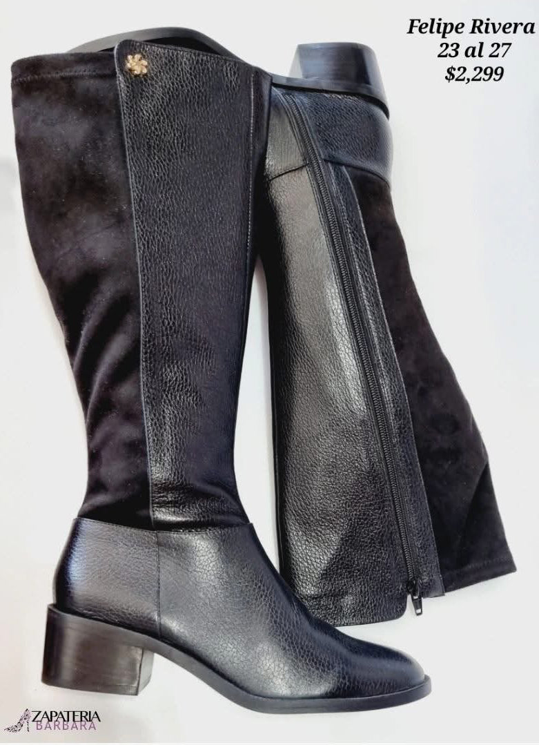 BOTA LARGA 41503 FELIPE RIVERA NEGRAS