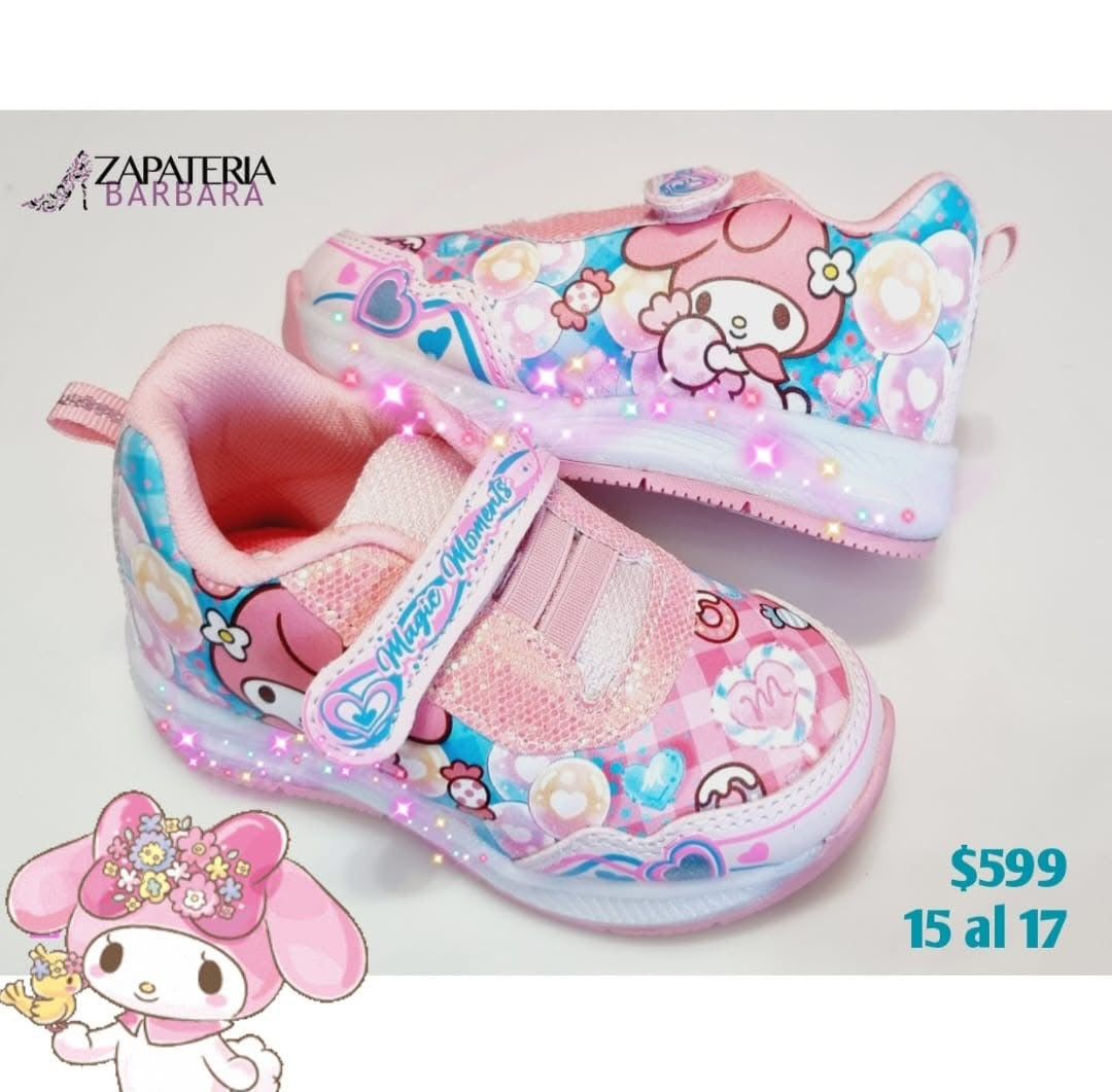 TENI NIÑA 883 ATOMICS MELODY ROSA LUCES LED