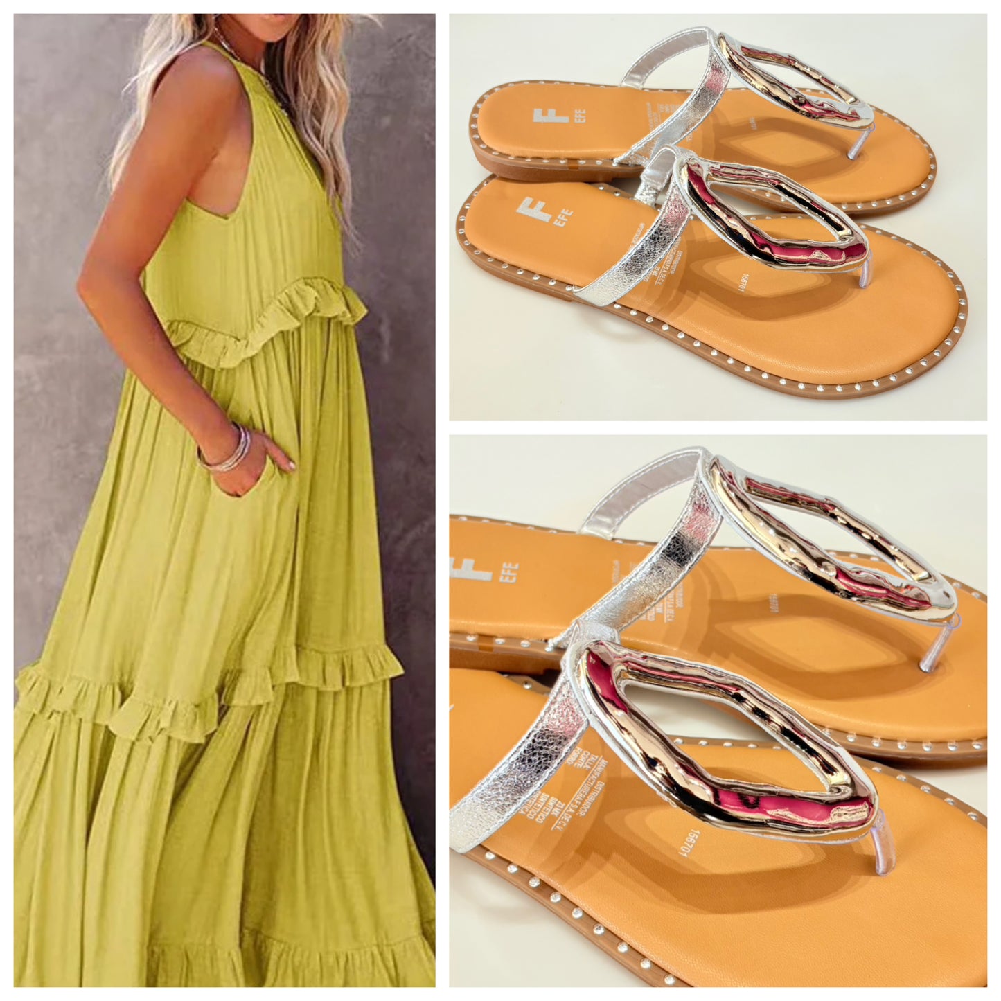 SANDALIA EFE 156701 CIRUELA PLATA