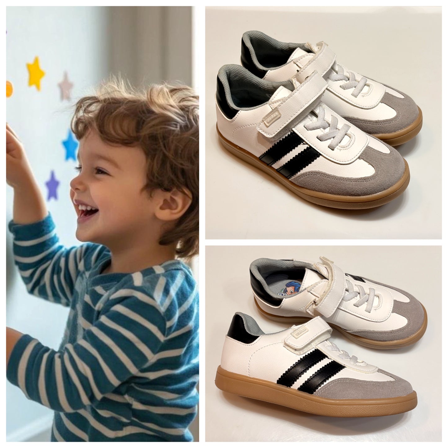 TENIS 134901 SMITH BLANCO AZUL NIÑO