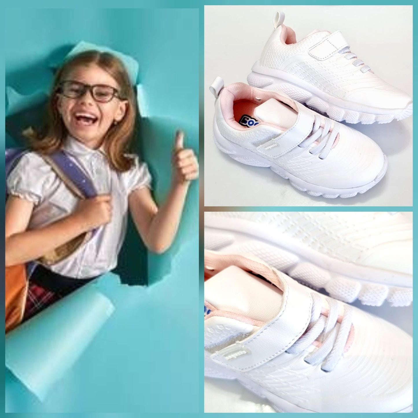 TENI COQUETA 134403 IMPERMEABLE BLANCO/ROSA