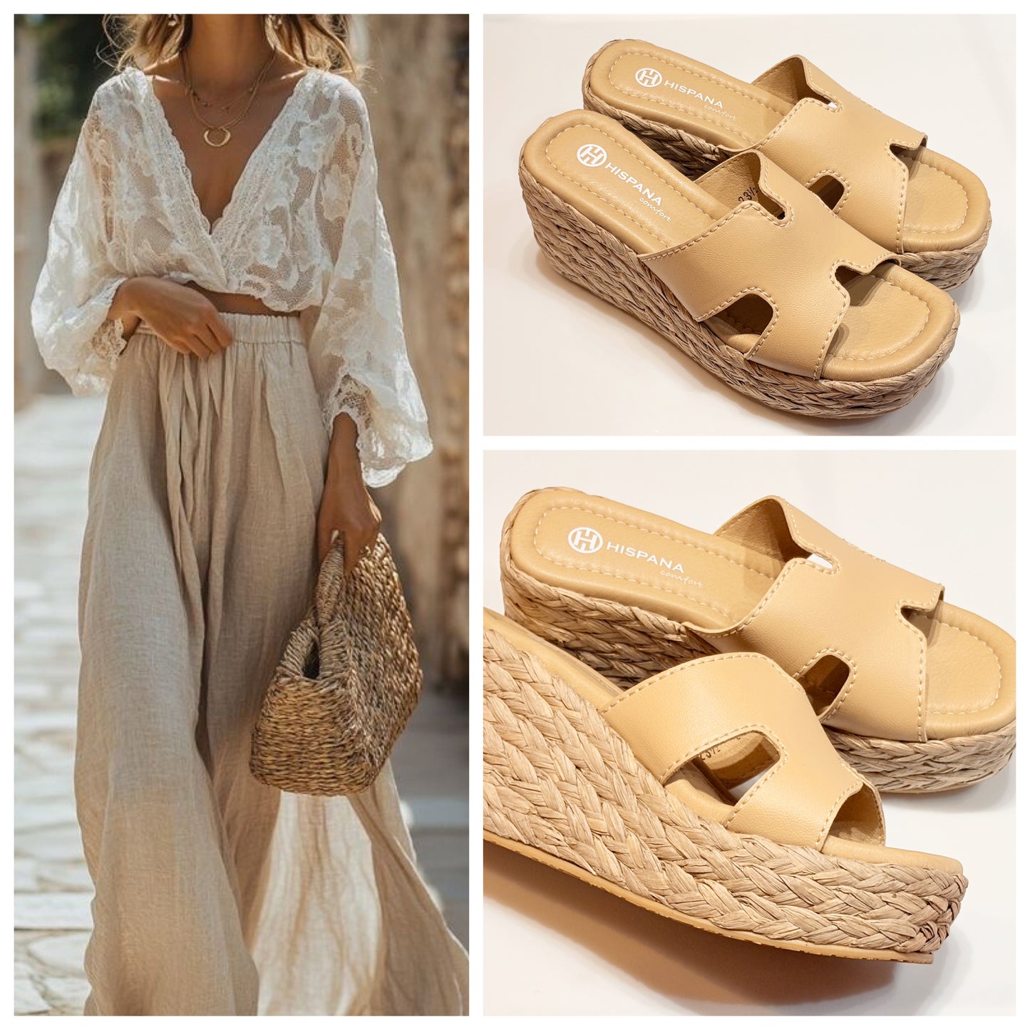 SANDALIA PLATAFORMA 20302 HISPANA NUDE AMAYA