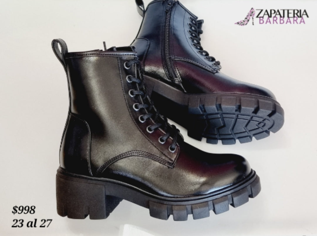 BOTA 29355 SALAMANDRA CORDONES NEGRA