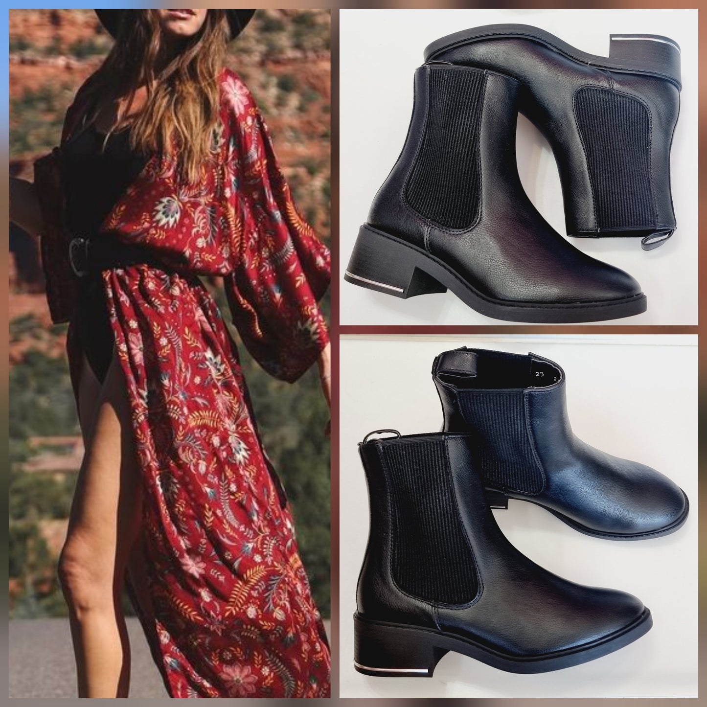 BOTIN 1659 SALAMANDRA DE PISO PIEL NEGRA LINEA PLATA