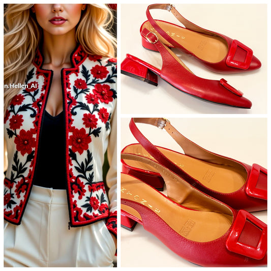 FLAT 6001 MINI TACON ANTONIE ROJO