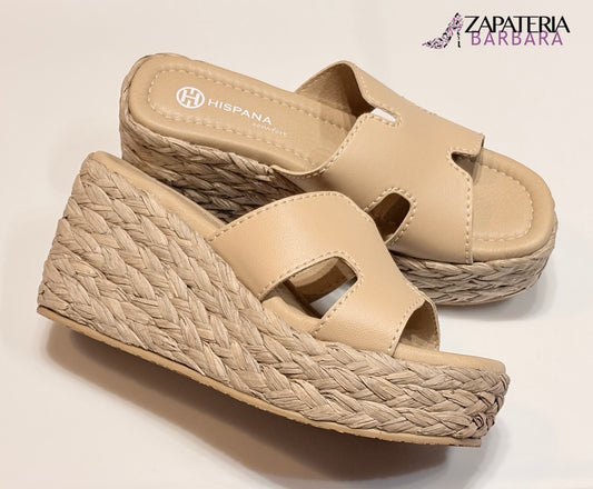 SANDALIA PLATAFORMA 20302 HISPANA NUDE AMAYA