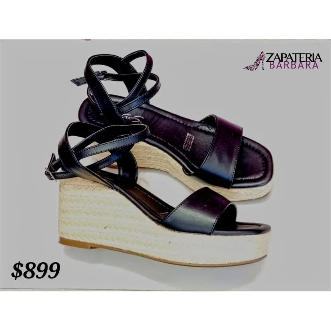 ALPARGATA 838 SENTIES NEGRA 7cm