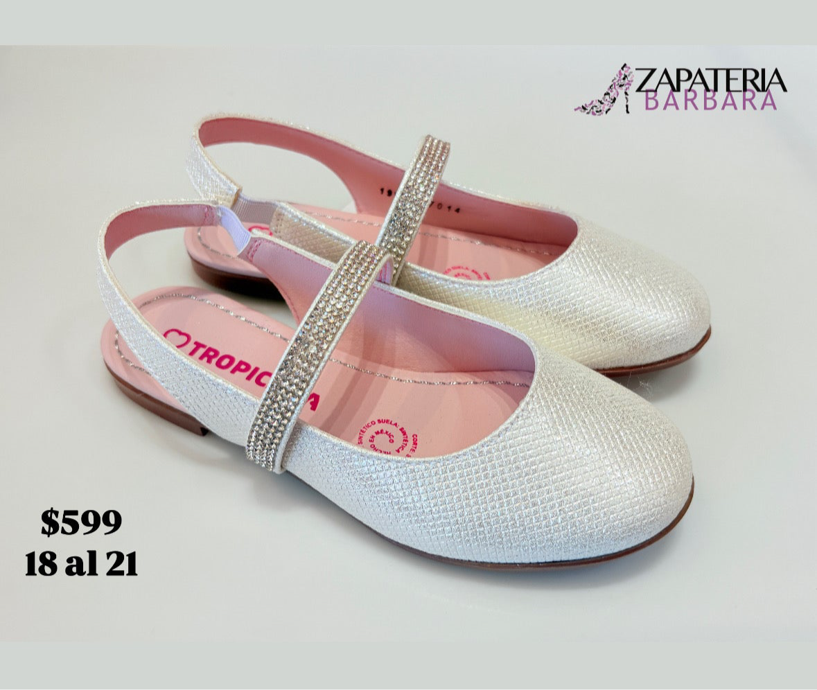 BALERINA TROPICANA 977014 BRILLOS BLANCA