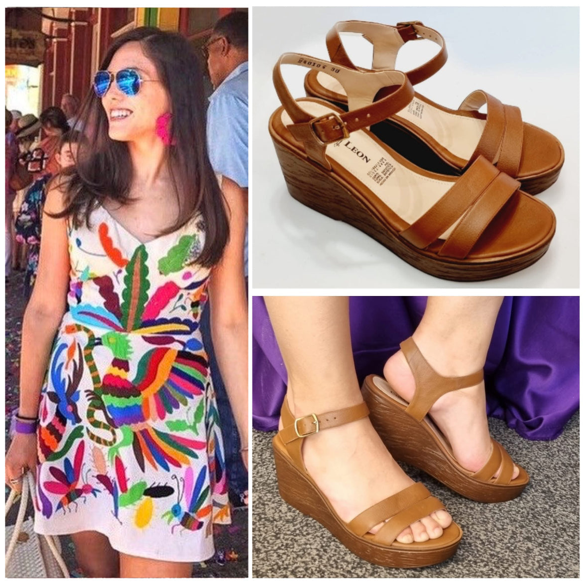 SANDALIAS PLATAFORMA CORRIDA 0104 RAUL COSS ARMAÑAC