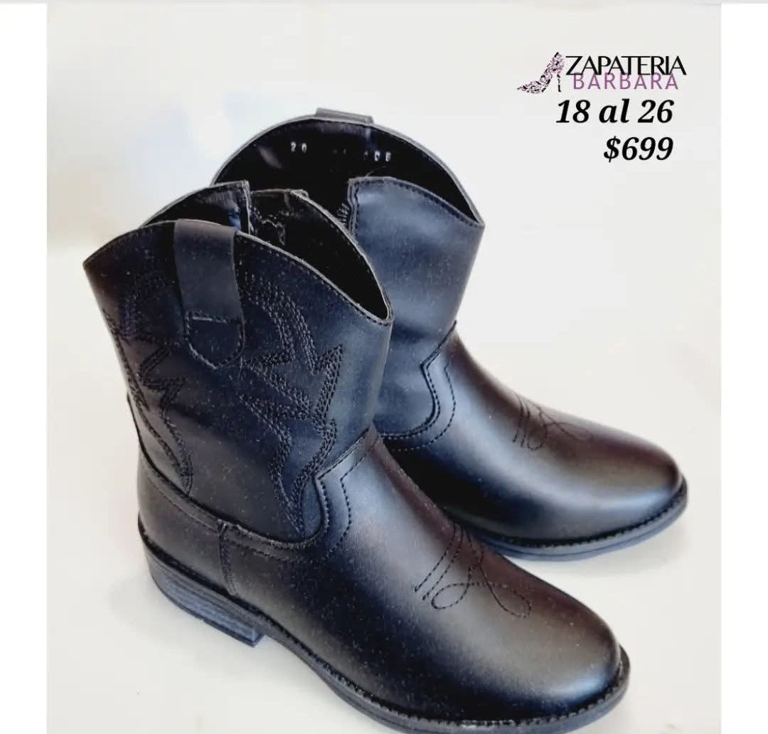 BOTA VAQUERA 990005 TROPICANA NEGRO