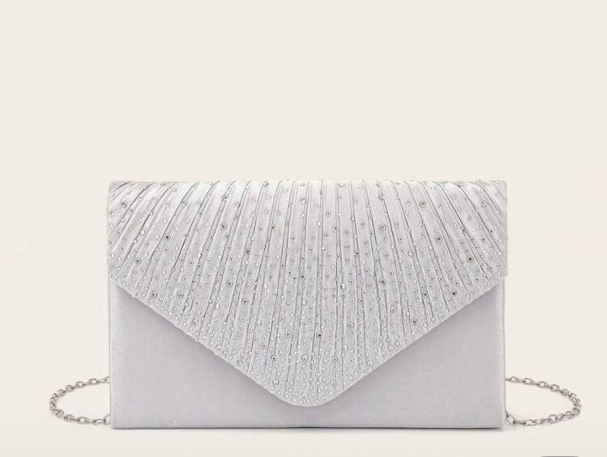 BOLSO DE FIESTA PLATA