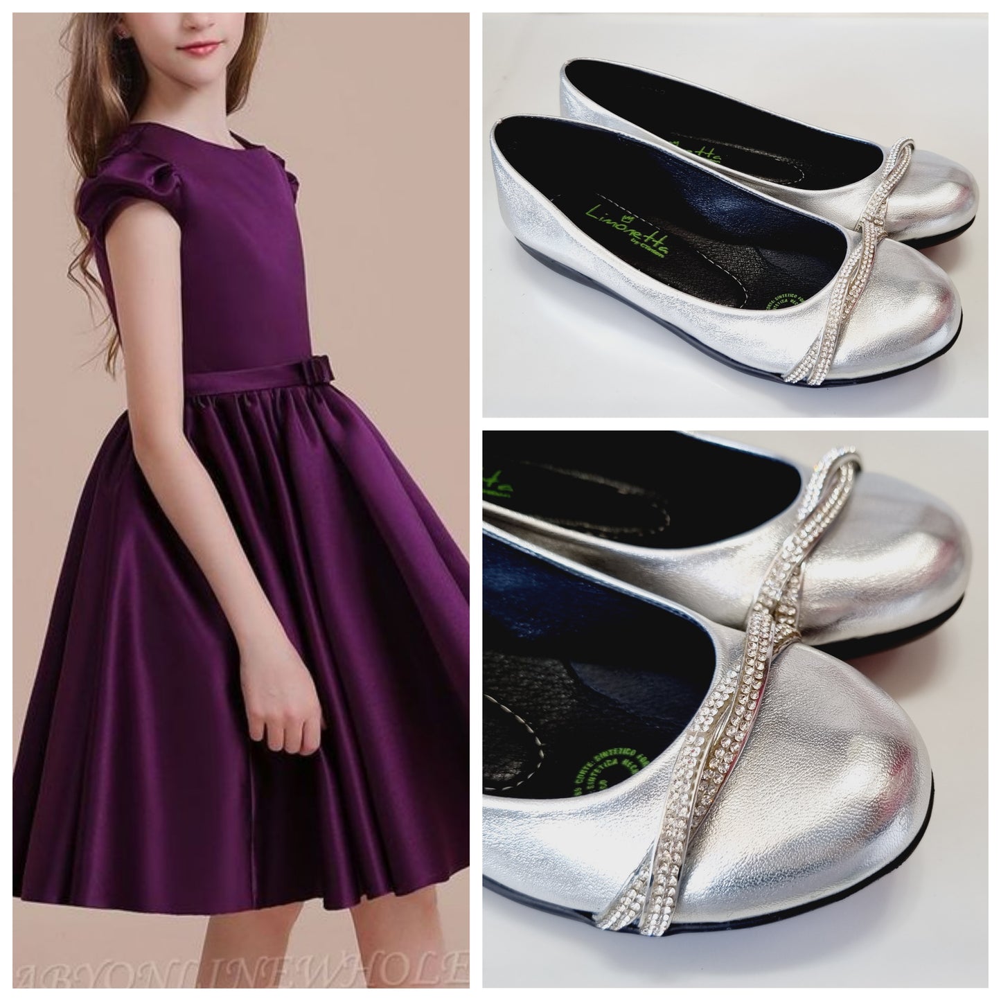 FLAT LIMONETTA 0067 PLATA TIRA BRILLOS