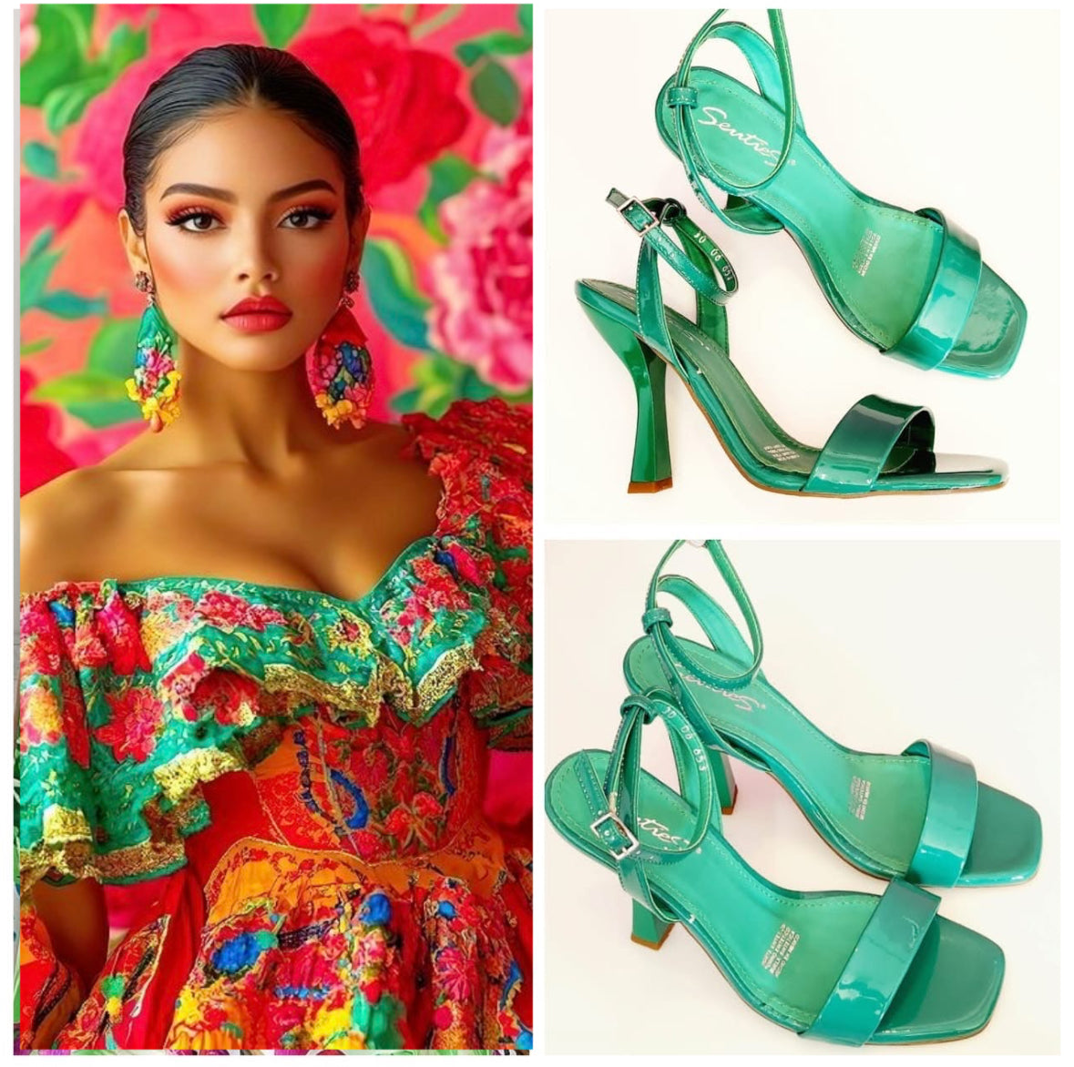 ZAPATILLA 653 SENTIES VERDE ESMERALDA