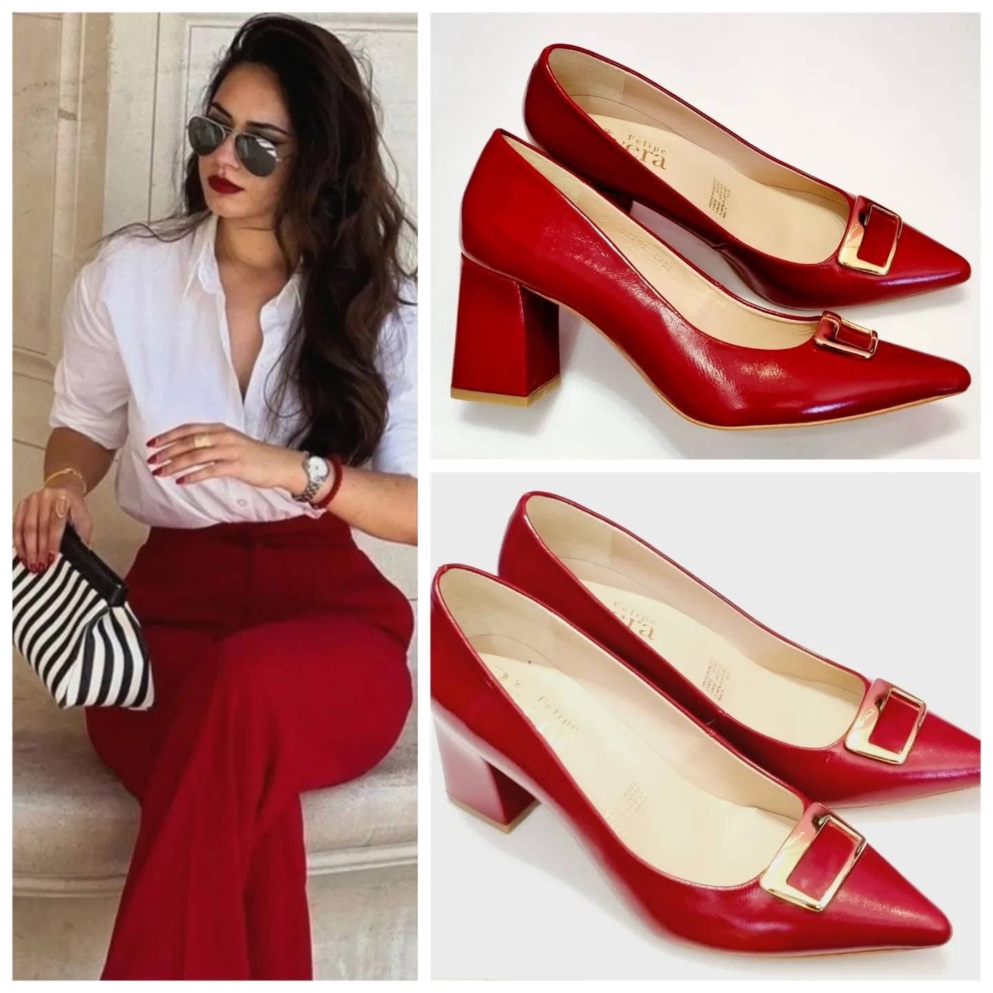 ZAPATILLA FELIPE RIVERA 20713 ROJO CHILI