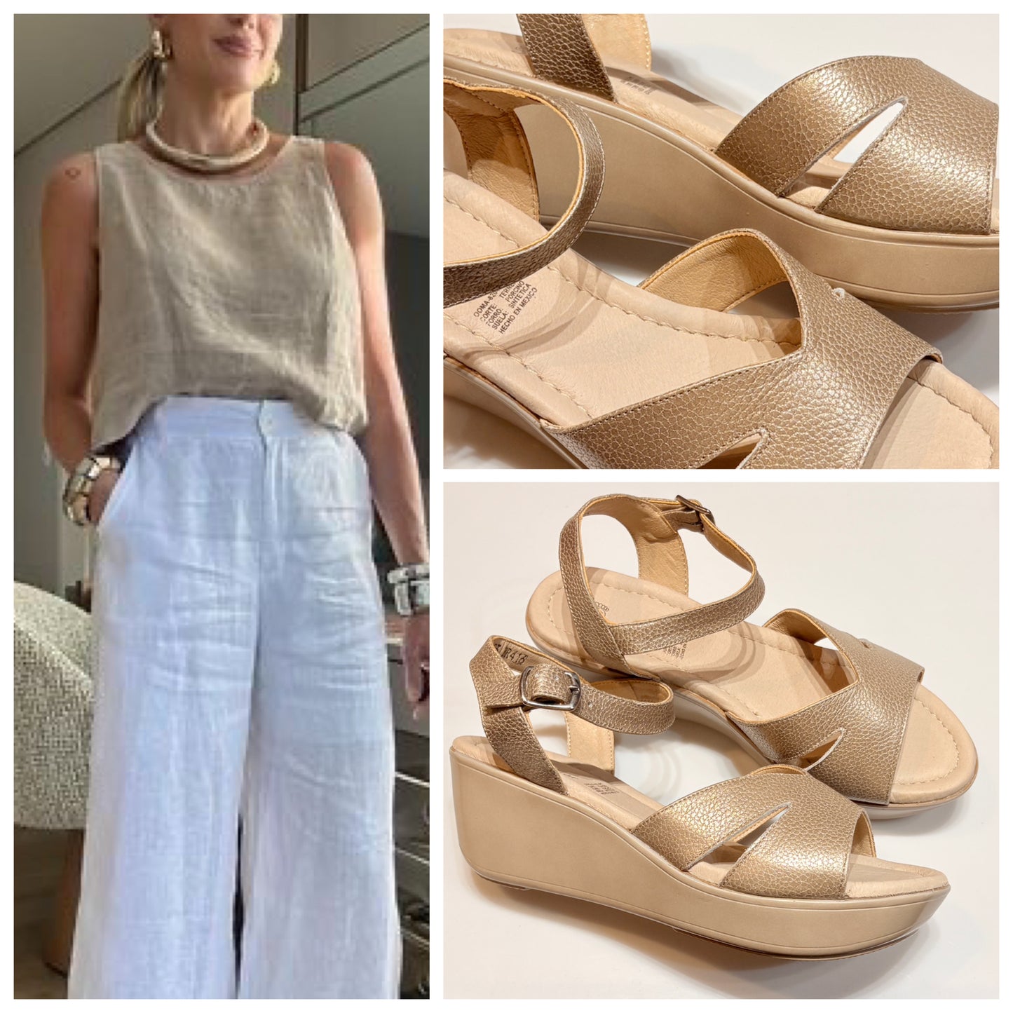 HUARACHE SUAVE CAMINAR 453 OCRE