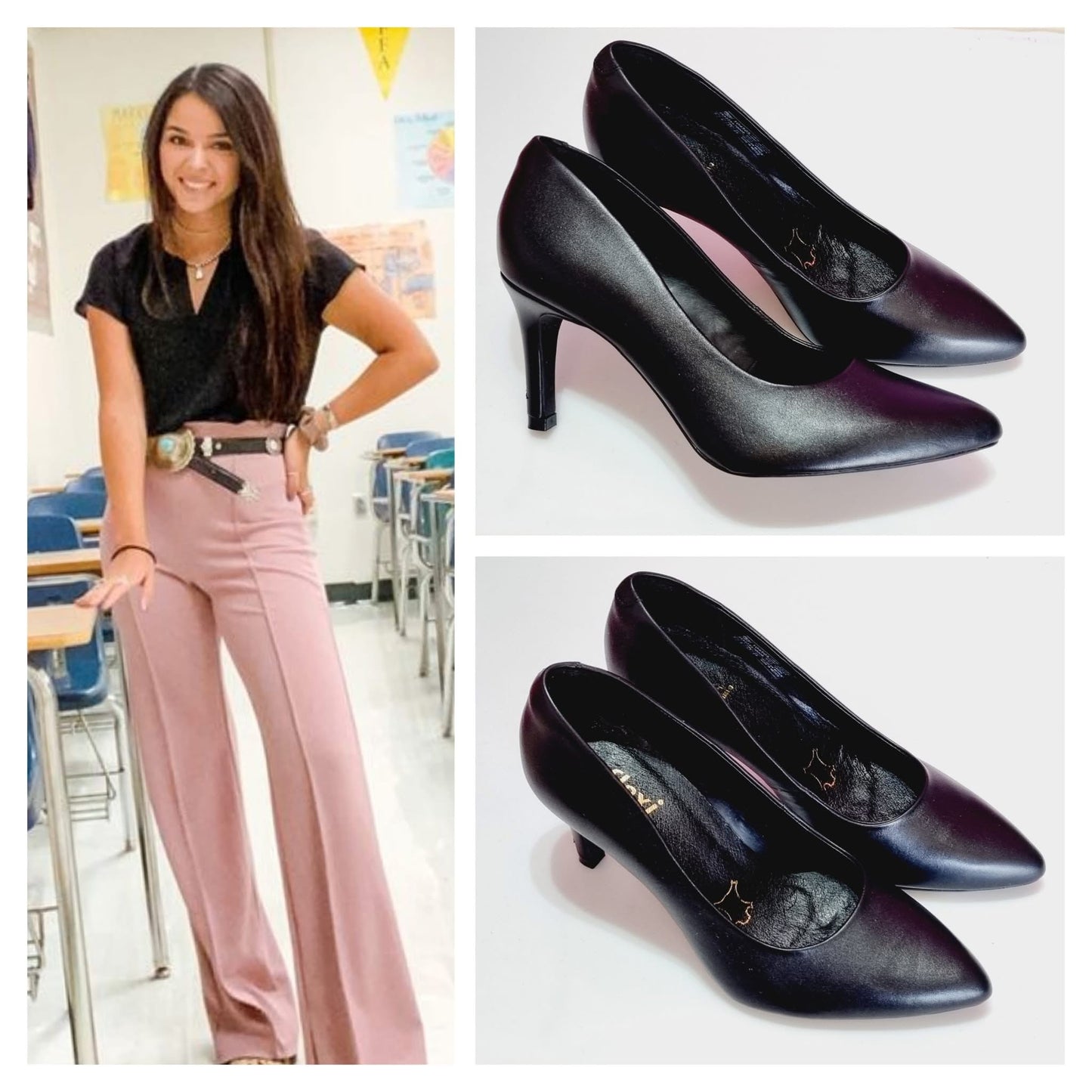 ZAPATILLA CERRADA EFE 307901 NAPOLES NEGRO