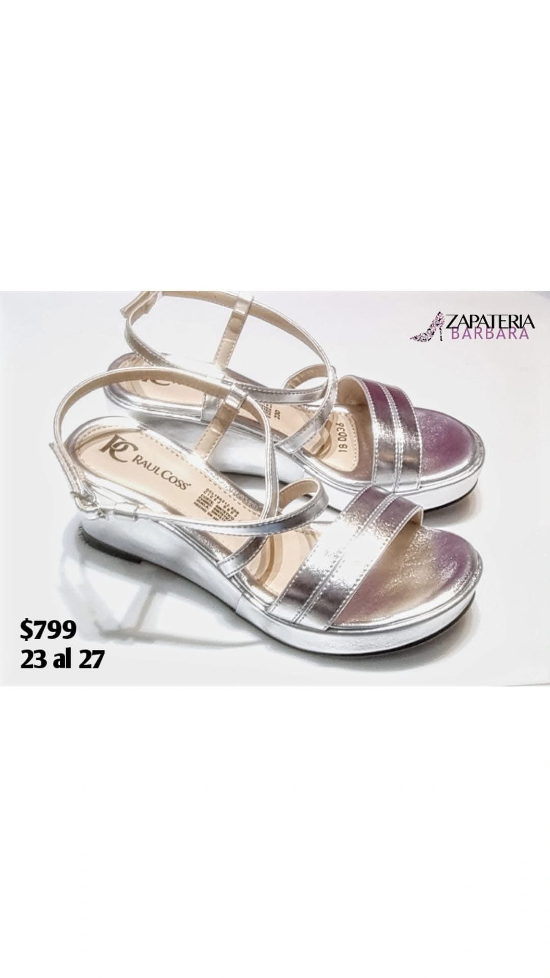 ZAPATILLA S.CORRIDA RAUL COSS 0036 PLATA