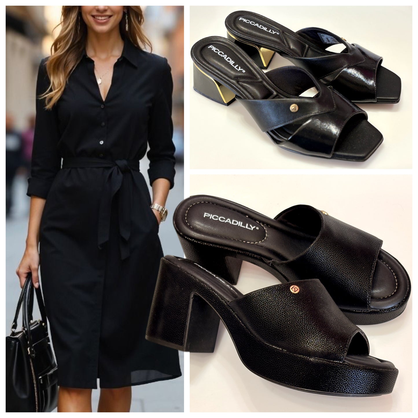 SANDALIA CON TACON 543095 PICCADILLY PETRO