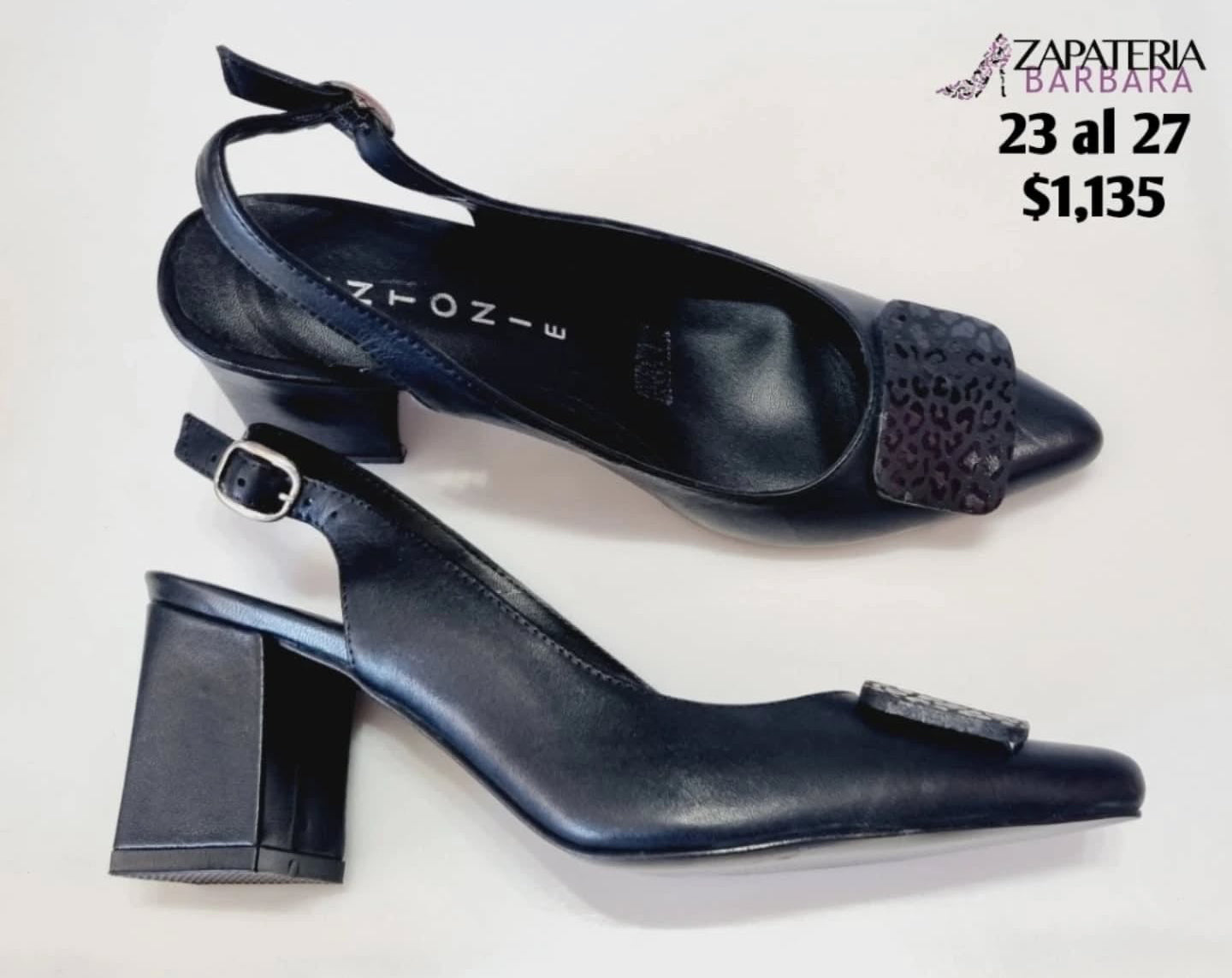 ZAPATILLA CERRADA ANTONIE 4133 DAKAR NEGRO