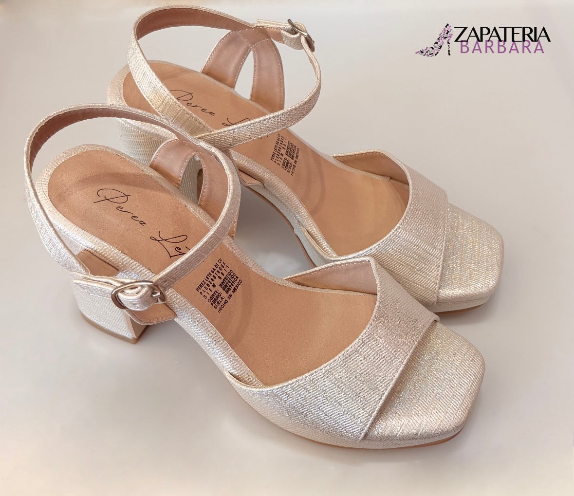 ZAPATILLA PEREZ LETE 33704 BCO APERLADO