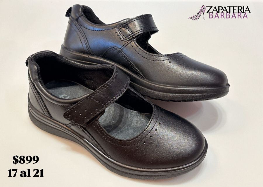 ZAPATO ESCOLAR FLEXI 136402 NEGRO
