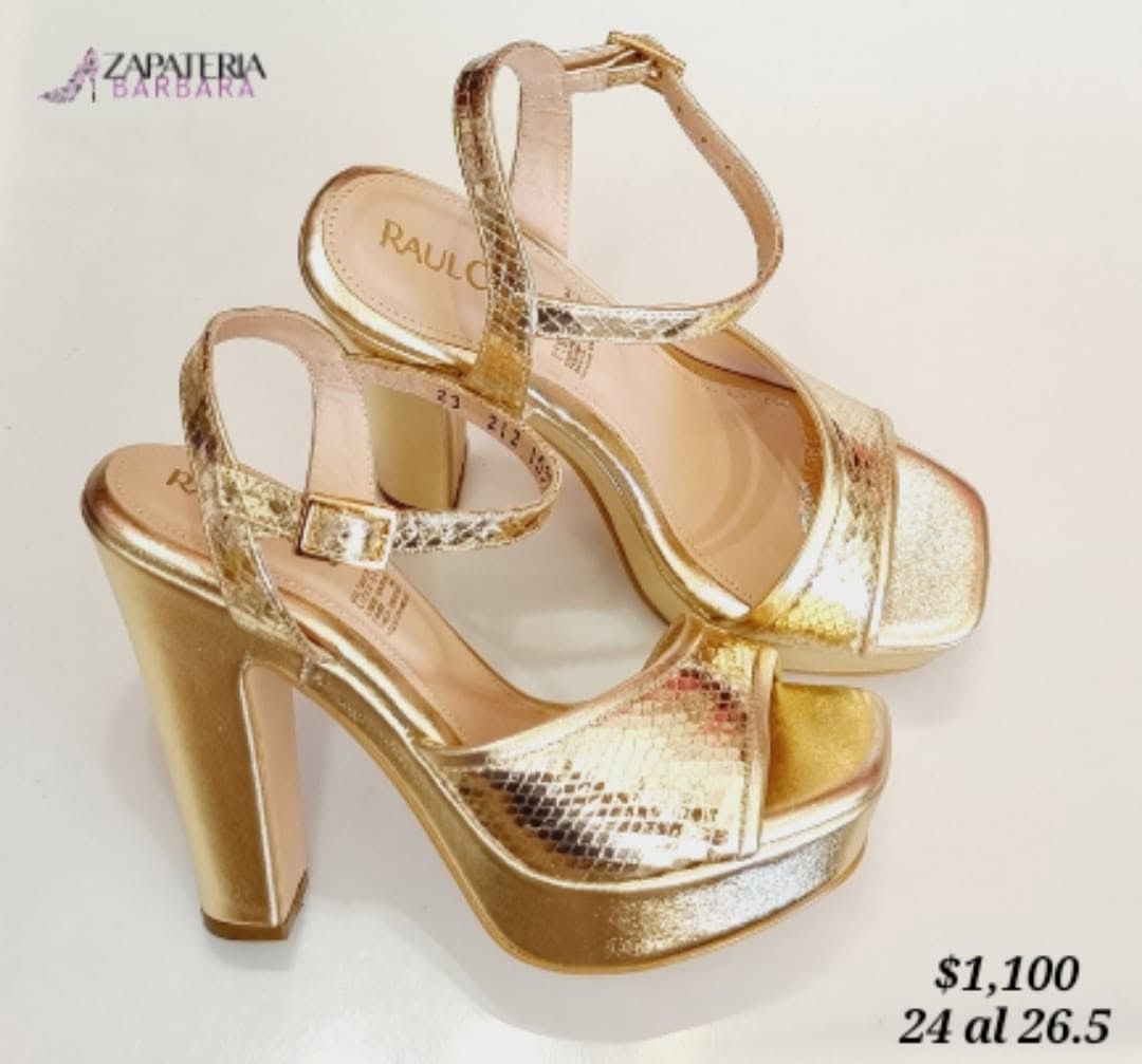 ZAPATILLA RAUL COSS 370 ORO