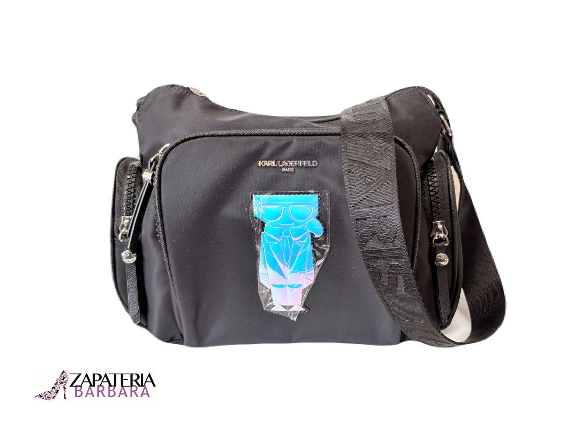 BOLSA MEDIANA KARL LAGERFELD 2025 NEGRO