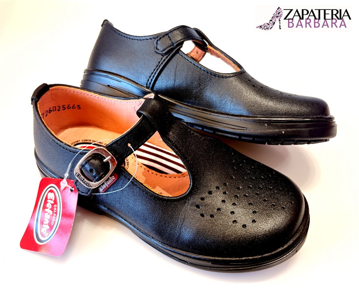 ZAPATO ESCOLAR ELEFANTE 13726 NEGRO