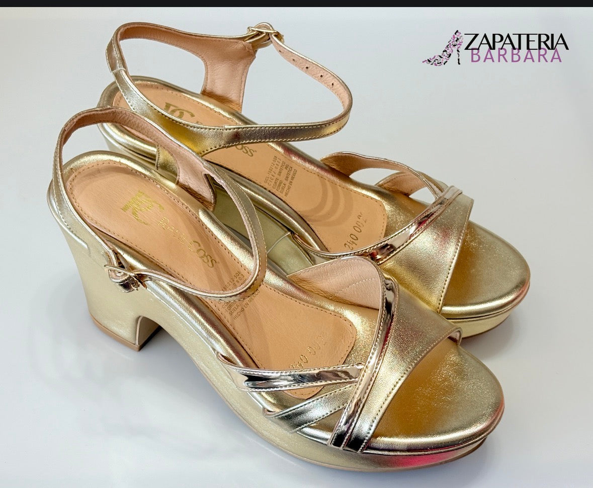 ZAPATILLA 0028 RAULCOSS PAULINA ORO