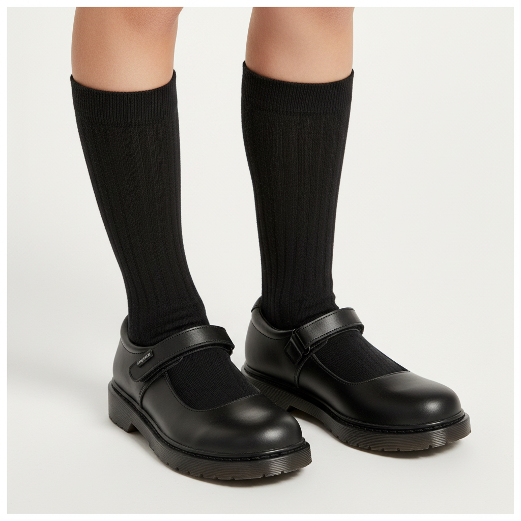 ESCOLAR 59002 COQUETA PIEL NEGRO
