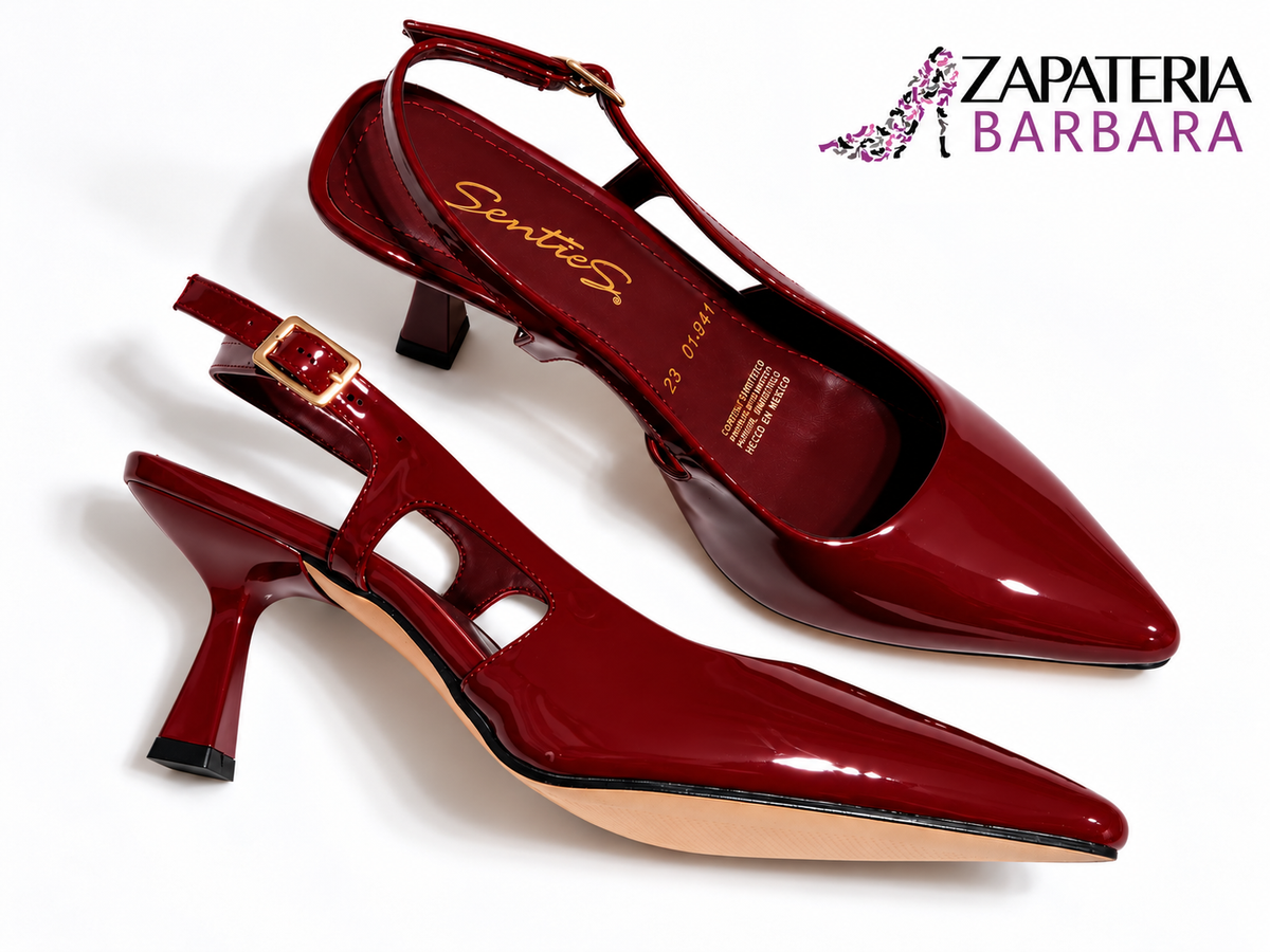 ZAPATILLA PUNTAL 911 SENTIES RUBI VINO