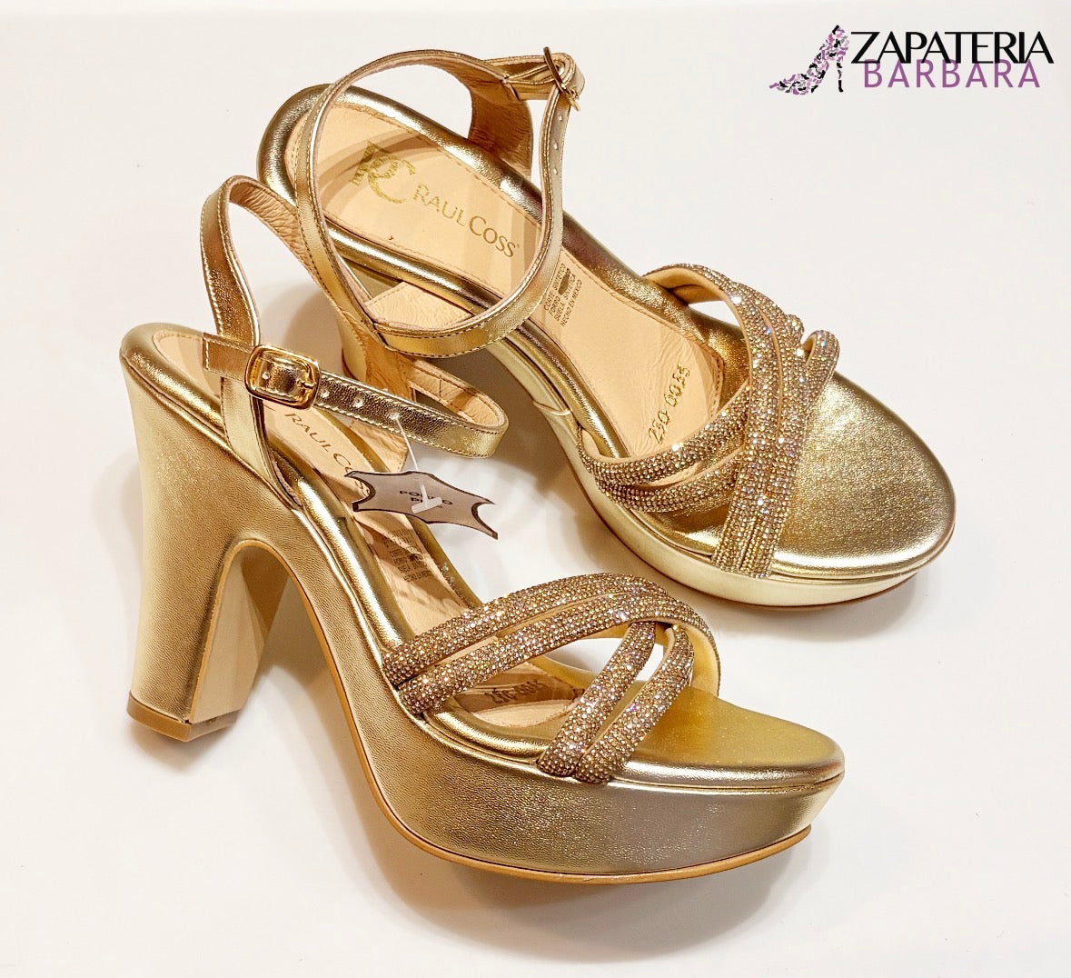 ZAPATILLA RAULCOSS 0035 ORO INGLES BRILLOS