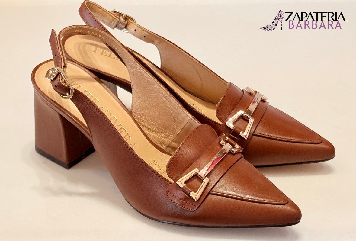 ZAPATILLA FELIPE RIVERA 20735 PUNTA CAFE TOSTADO