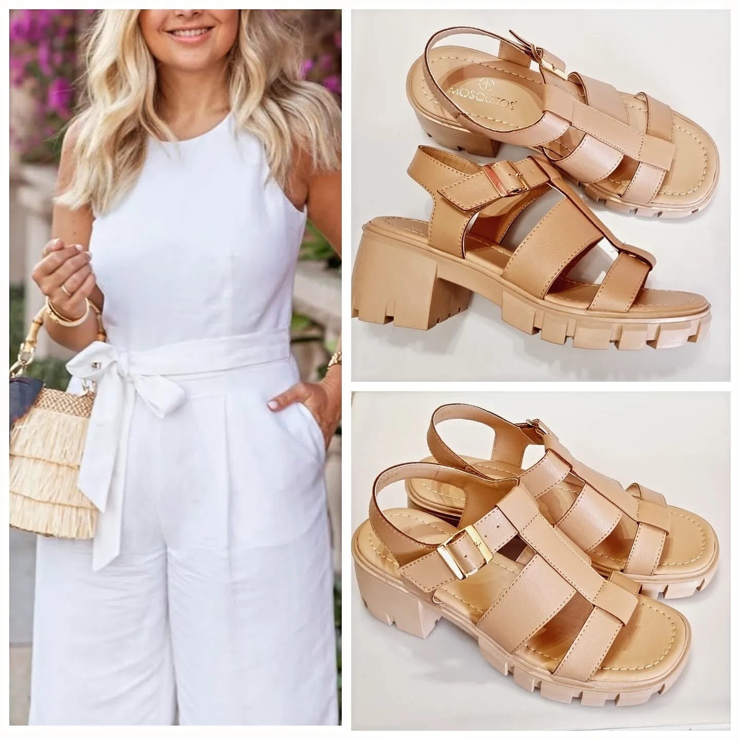 SANDALIA VINTAGE 2101 MOSQUITOS MAQUILLAJE