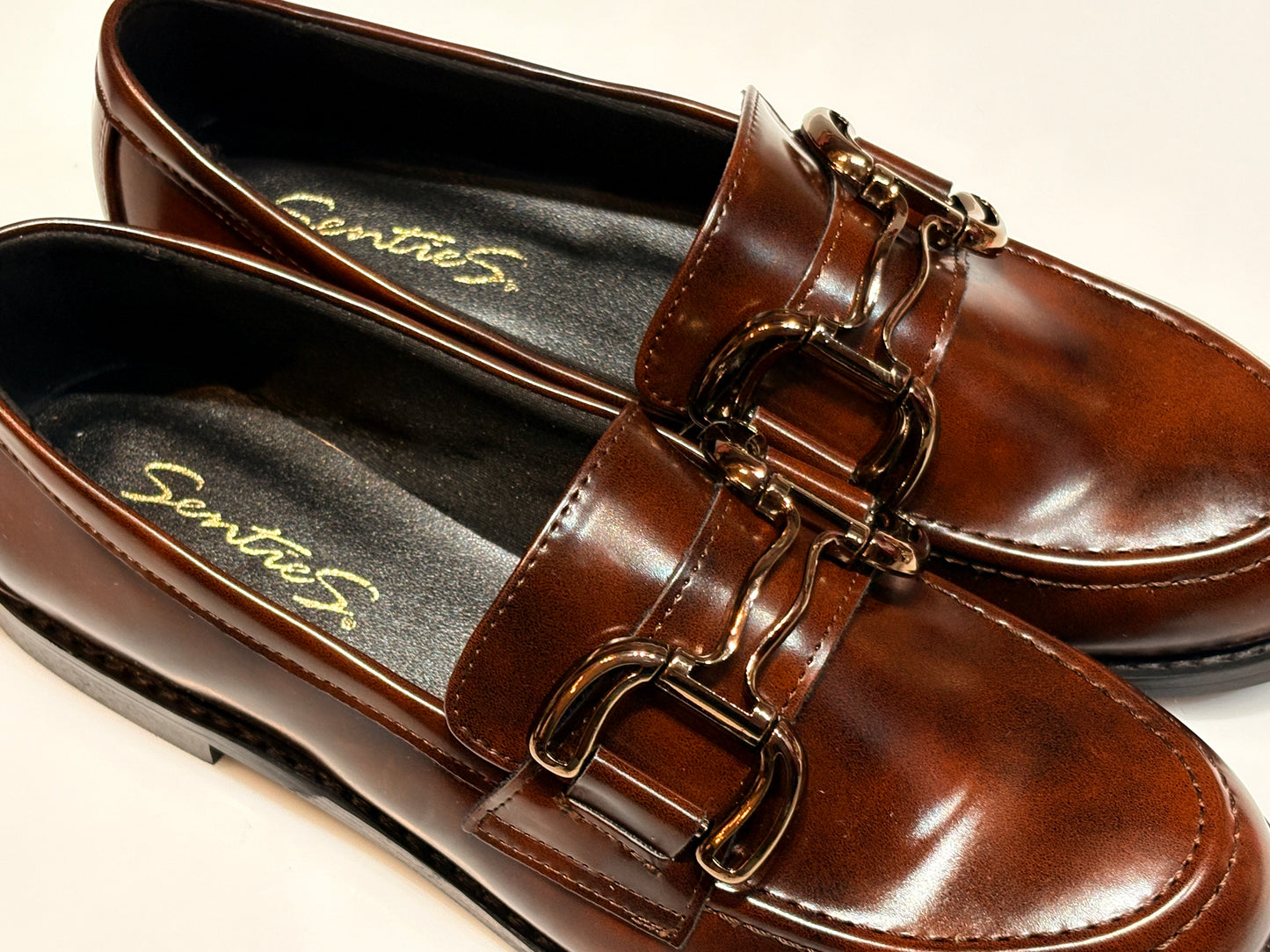 MOCASIN SENTIES 256 CAMALEON MARRON C/HEBILLA