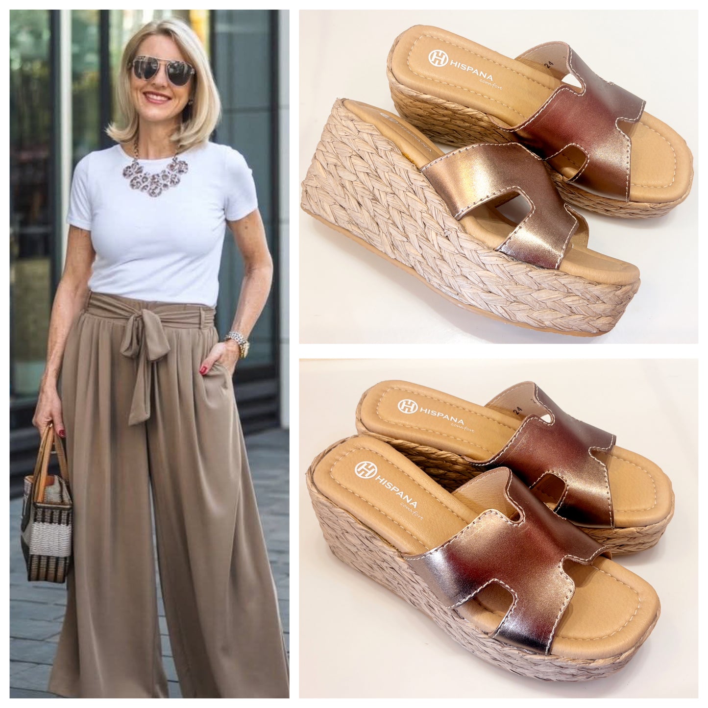 SANDALIA PLATAFORMA 20302 HISPANA AMAYA SEDA