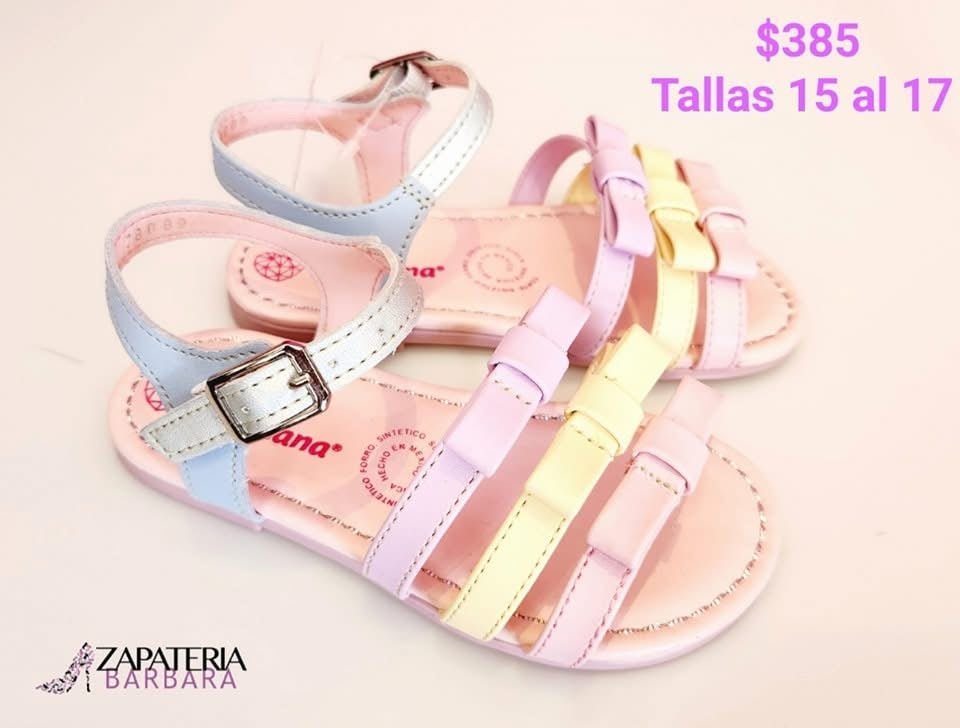 HUARACHE NIÑA TROPICANA 28089 MOÑOS MULTICOLOR