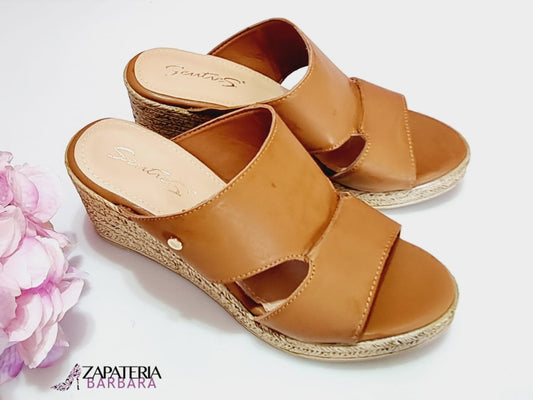 SANDALIA SENTIES 442 OLMECA TOPO CAFE