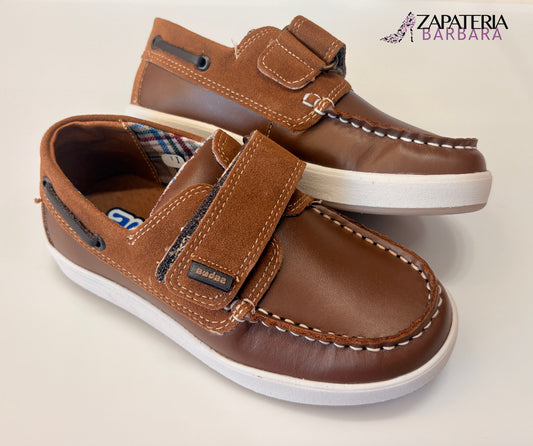 MOCASIN NIÑO AUDAZ 442803 CAFE