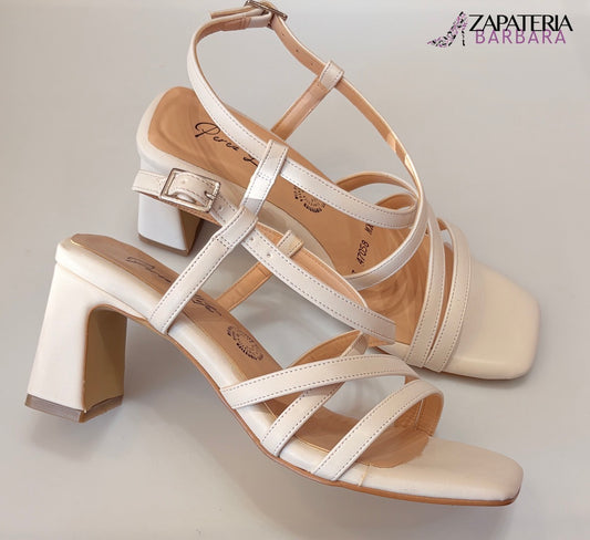 ZAPATILLA PEREZ LETE 47058 LATTE TIRAS
