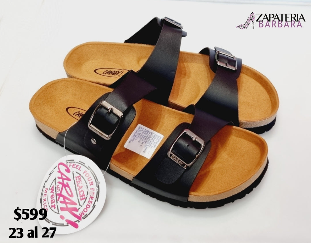 SANDALIA CARAY 3731 MEN BLACK