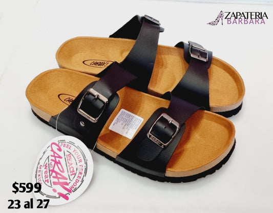 SANDALIA CARAY 3731 MEN BLACK