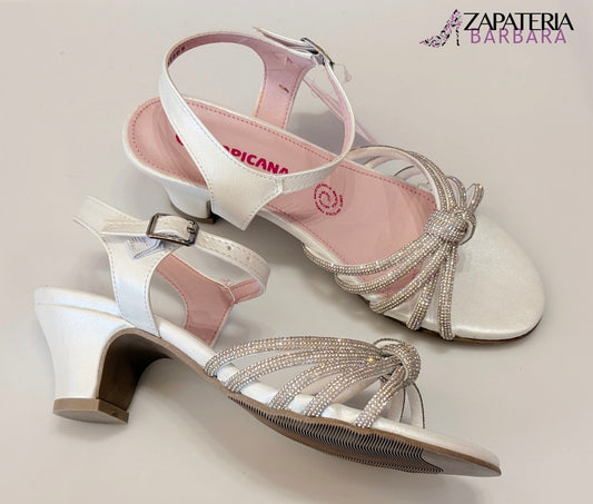 ZAPATILLA NIÑA 594006 TROPICANA BLANCO
