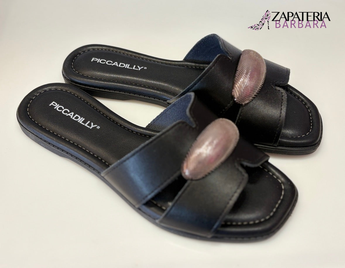 SANDALIA 508069 PICCADILLY PISO NEGRO