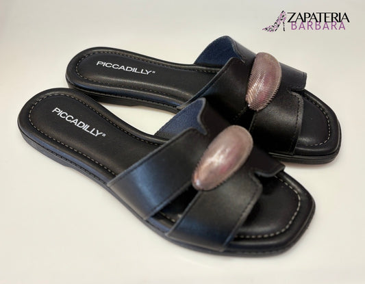 SANDALIA 508069 PICCADILLY PISO NEGRO