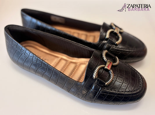 MOCASIN 122033 PICCADILLY  NEGRO