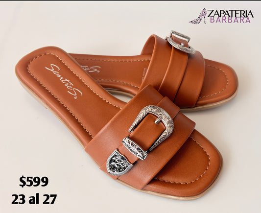 SANDALIA 247 BROCHE TAN SENTIES