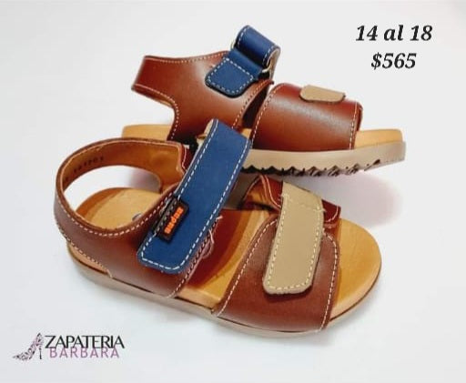HUARACHE NIÑO 101701 AUDAZ LADRILLO