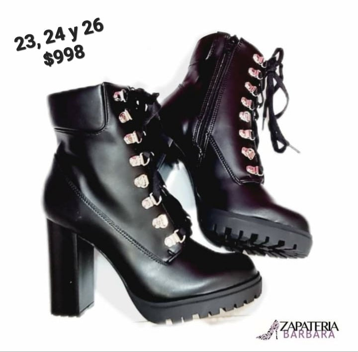 BOTIN 546 SENTIES CORDONES NEGRO