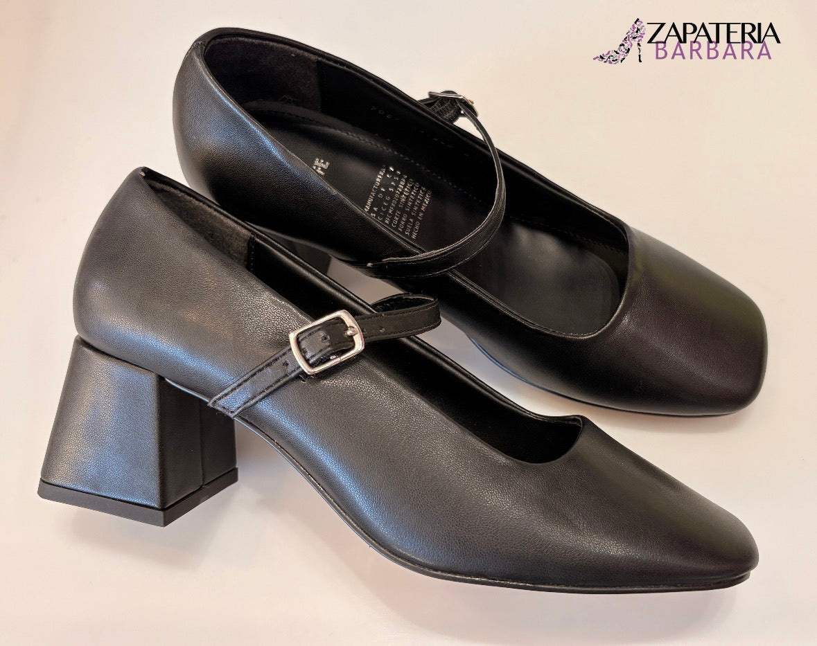 ZAPATO 341302 EFE MADRID PIEL NEGRO